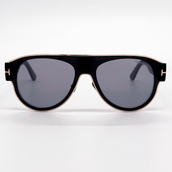 NEW TOM FORD LYLE-02 TF1074 01C UNISEX AVIATOR SUNGLASSES FT1074/S 01C - Picture 4 of 12
